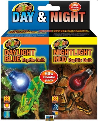 zoo med nightlight red reptile bulb 60 watt